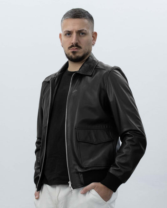 Bomber Uomo in Vera Pelle – B110F