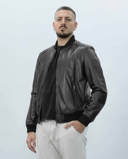 Bomber Uomo in Vera Pelle –B92N