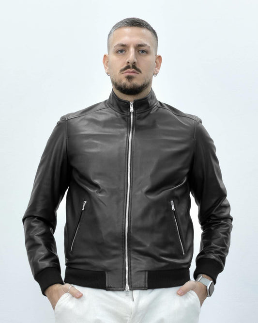 Bomber Uomo in vera pelle - B79K