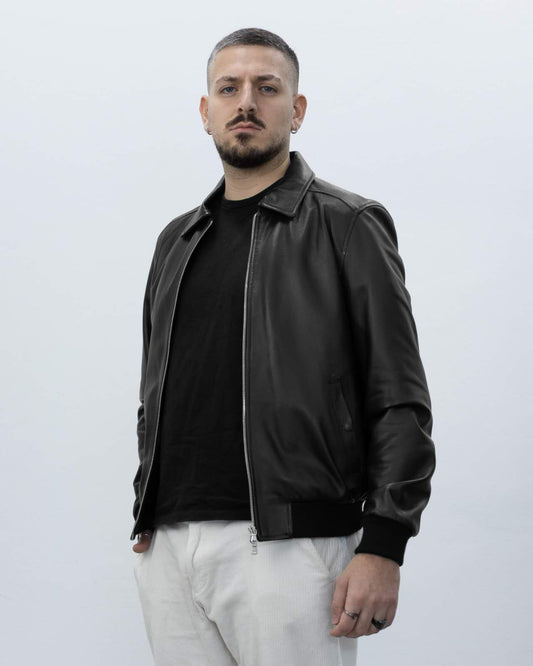 Bomber Uomo in Vera Pelle – B107P