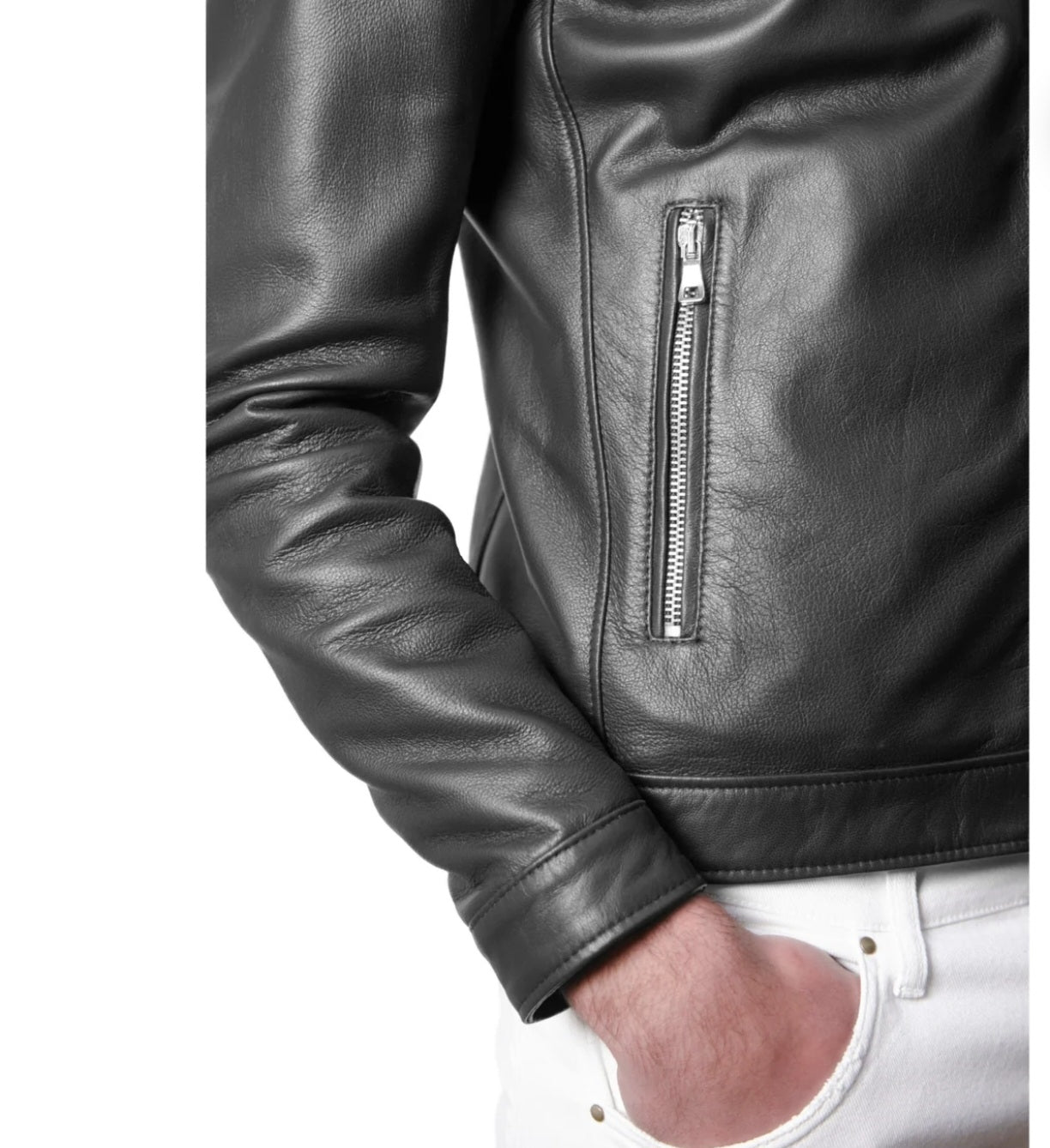 giacca pelle Nappa Neno ROM-L01