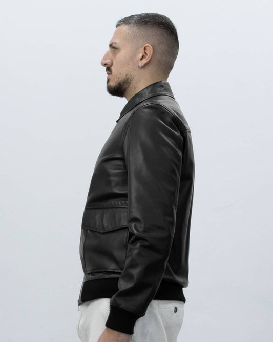 Bomber Uomo in Vera Pelle – B110F