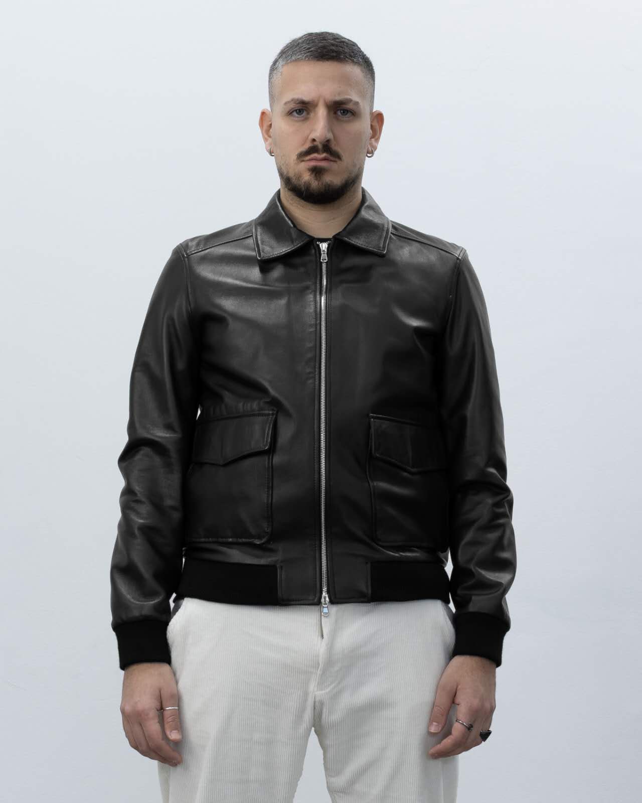 Bomber Uomo in Vera Pelle – B110F