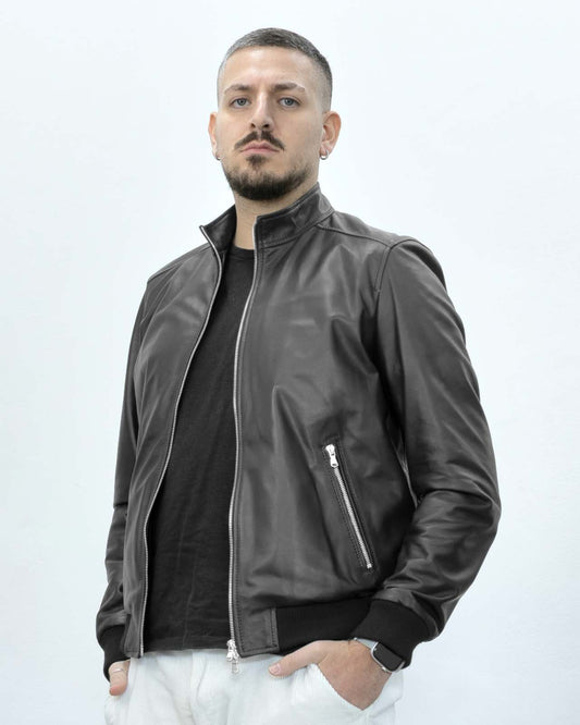 Bomber Uomo in vera pelle - B79K