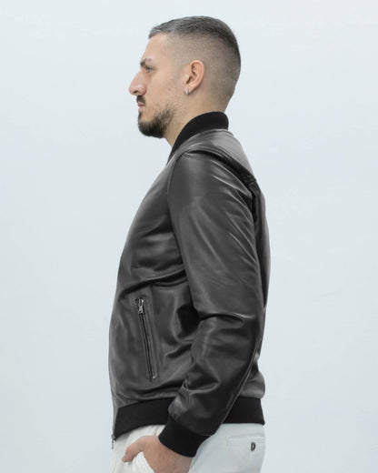 Bomber Uomo in Vera Pelle –B92N
