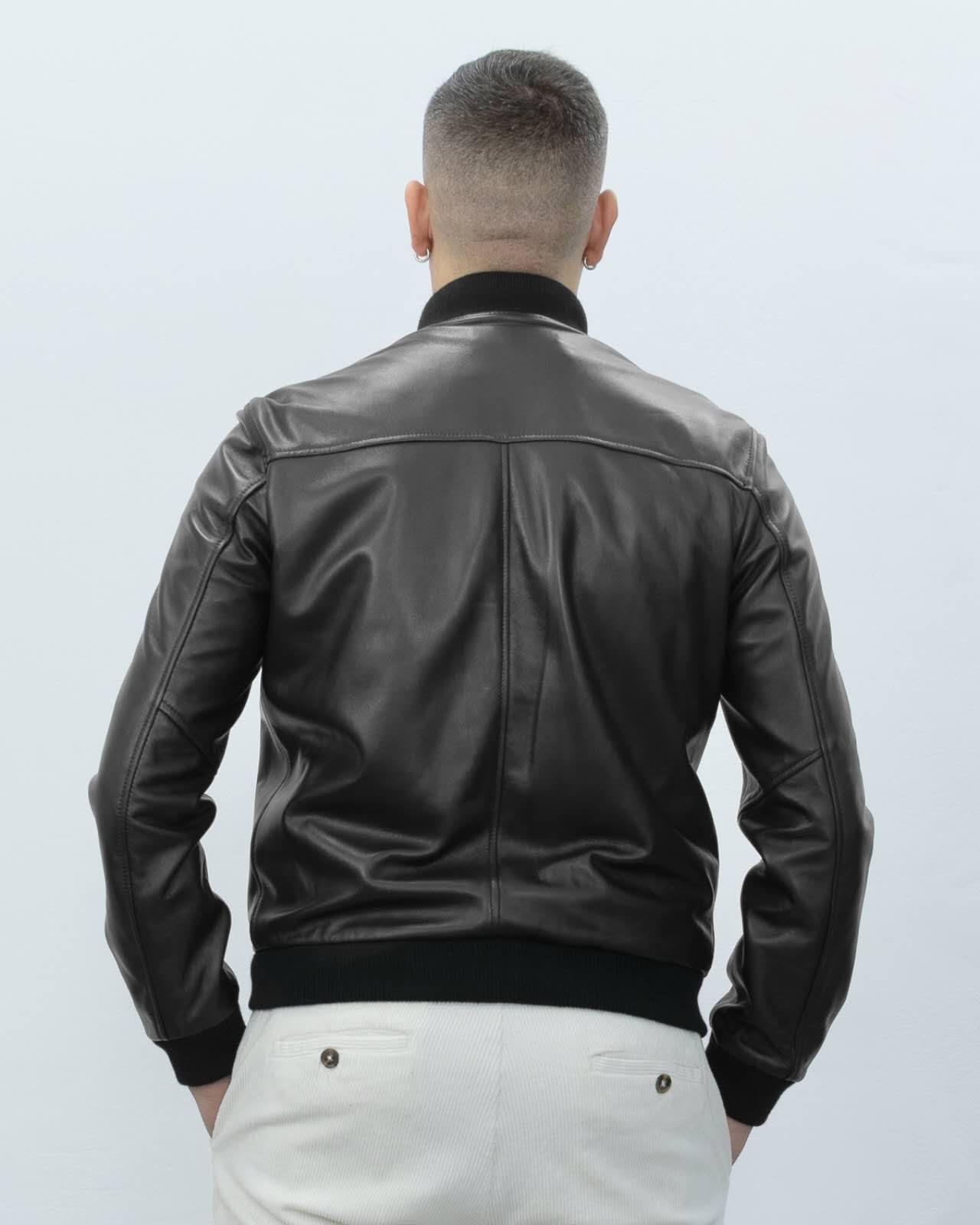 Bomber Uomo in Vera Pelle –B92N