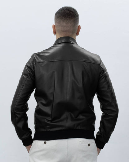 Bomber Uomo in Vera  Pelle – B107P