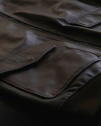 Bomber Uomo in Vera Pelle-B890k