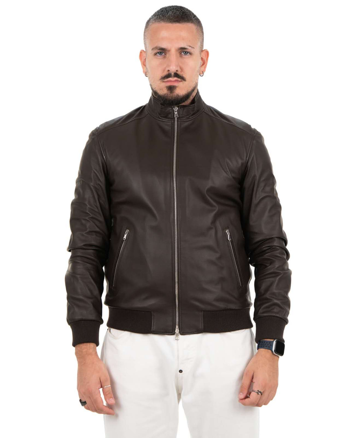 Bomber Uomo in Vera Pelle Nappa KB165