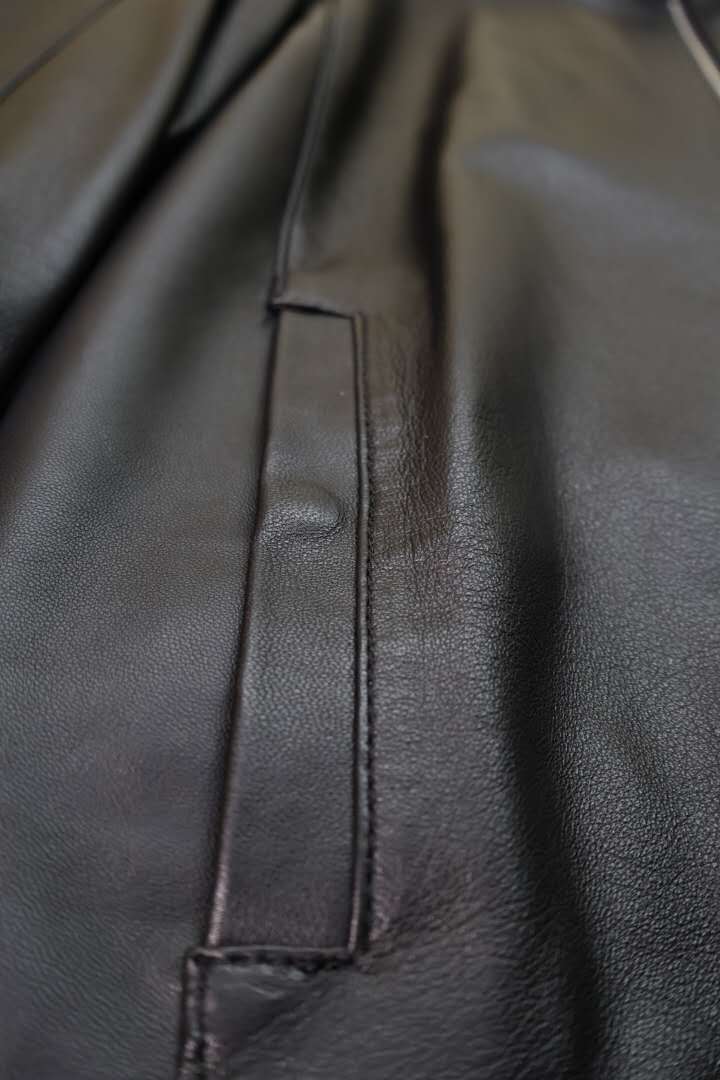 Giacca Biker in Vera Pelle Napaa  G1082W