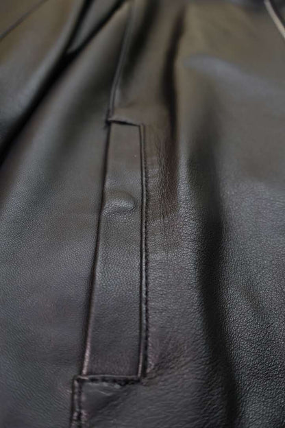 Giacca Biker in Vera Pelle Napaa  G1082W