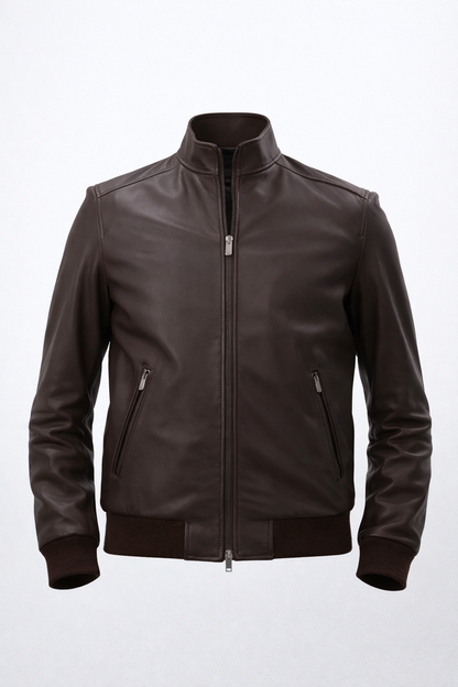 Bomber uomo in vere pelle-B75K