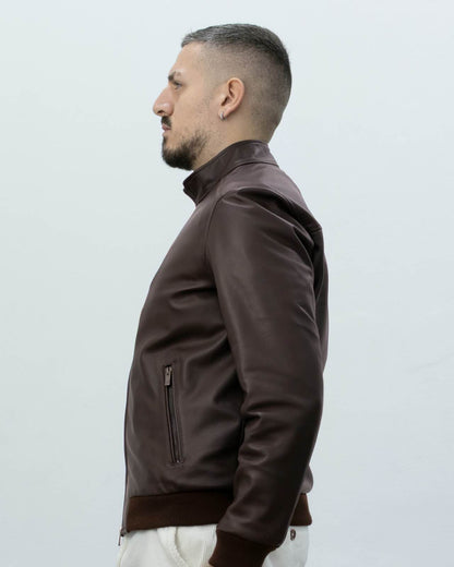 Bomber uomo in vere pelle-B75K